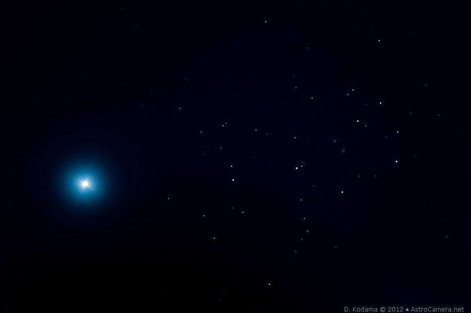 Venus-Jupiter Telescopic view