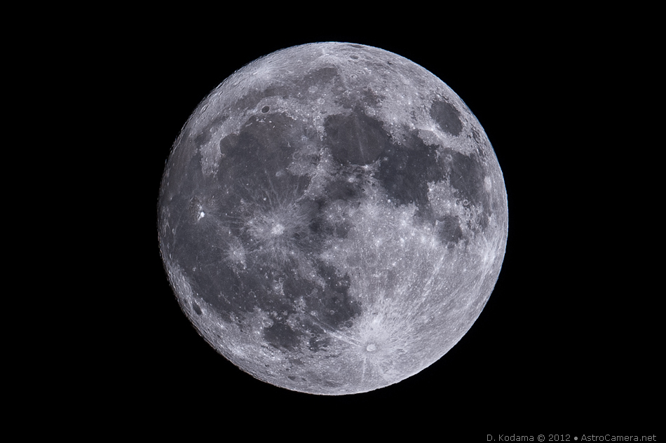 Nearly full moon