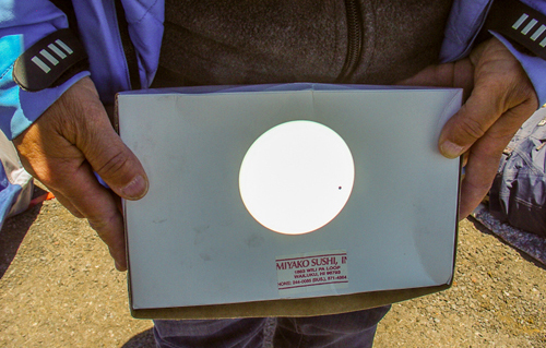 Solar projection image