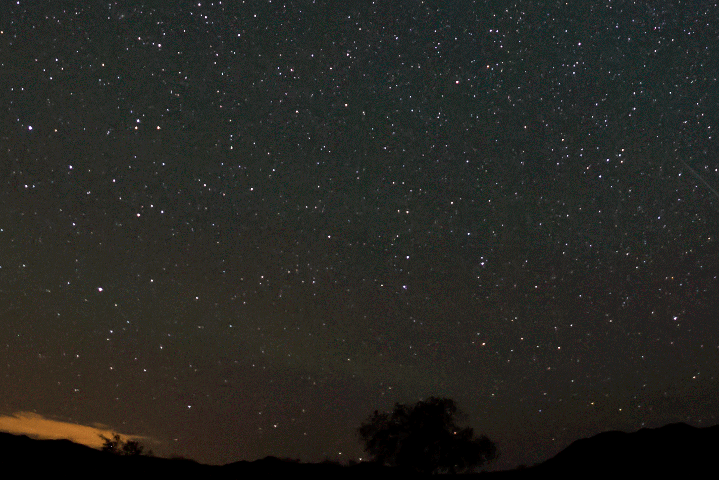 Meteor Shower Trail