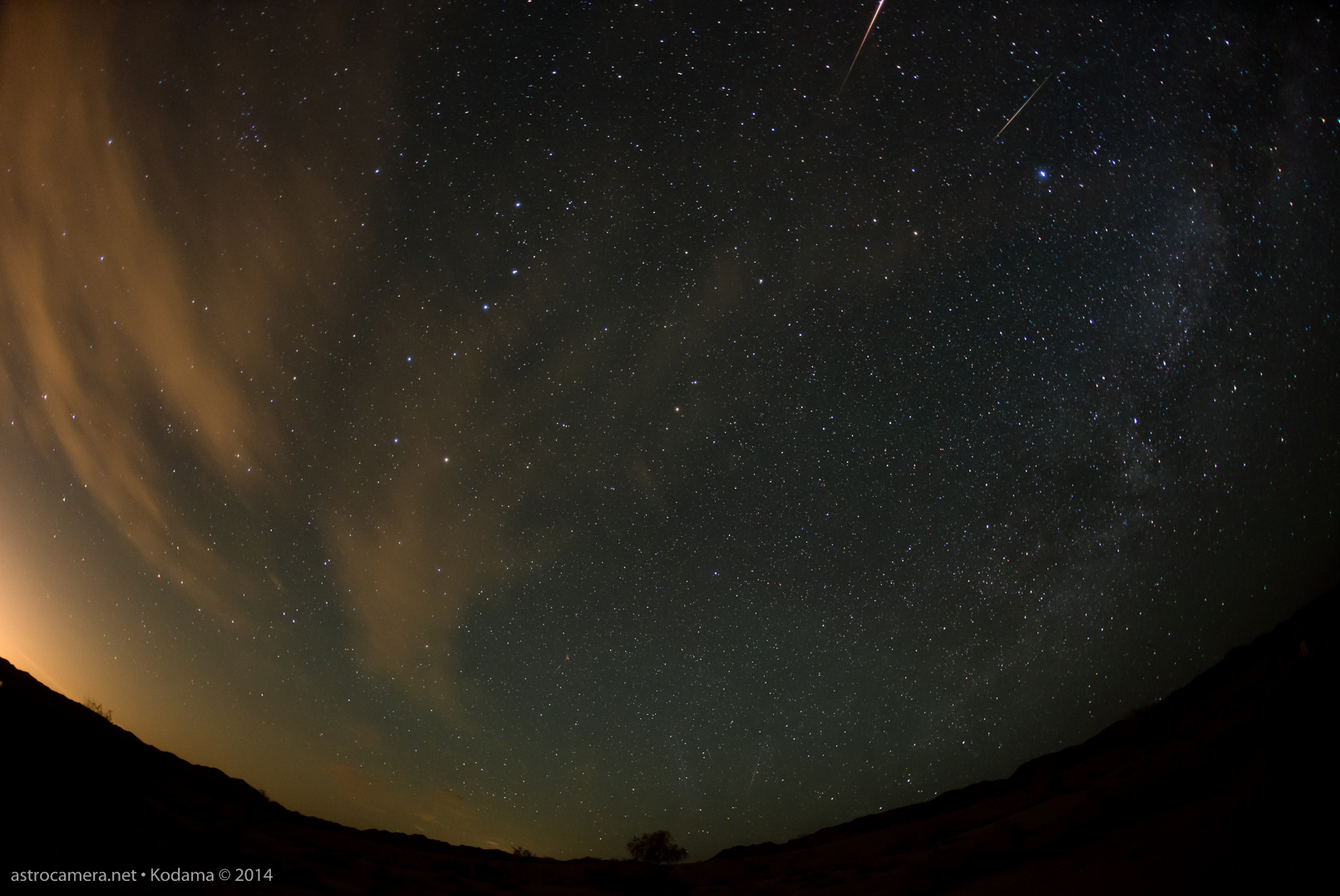 Camelopardalids Meteor Shower Composite