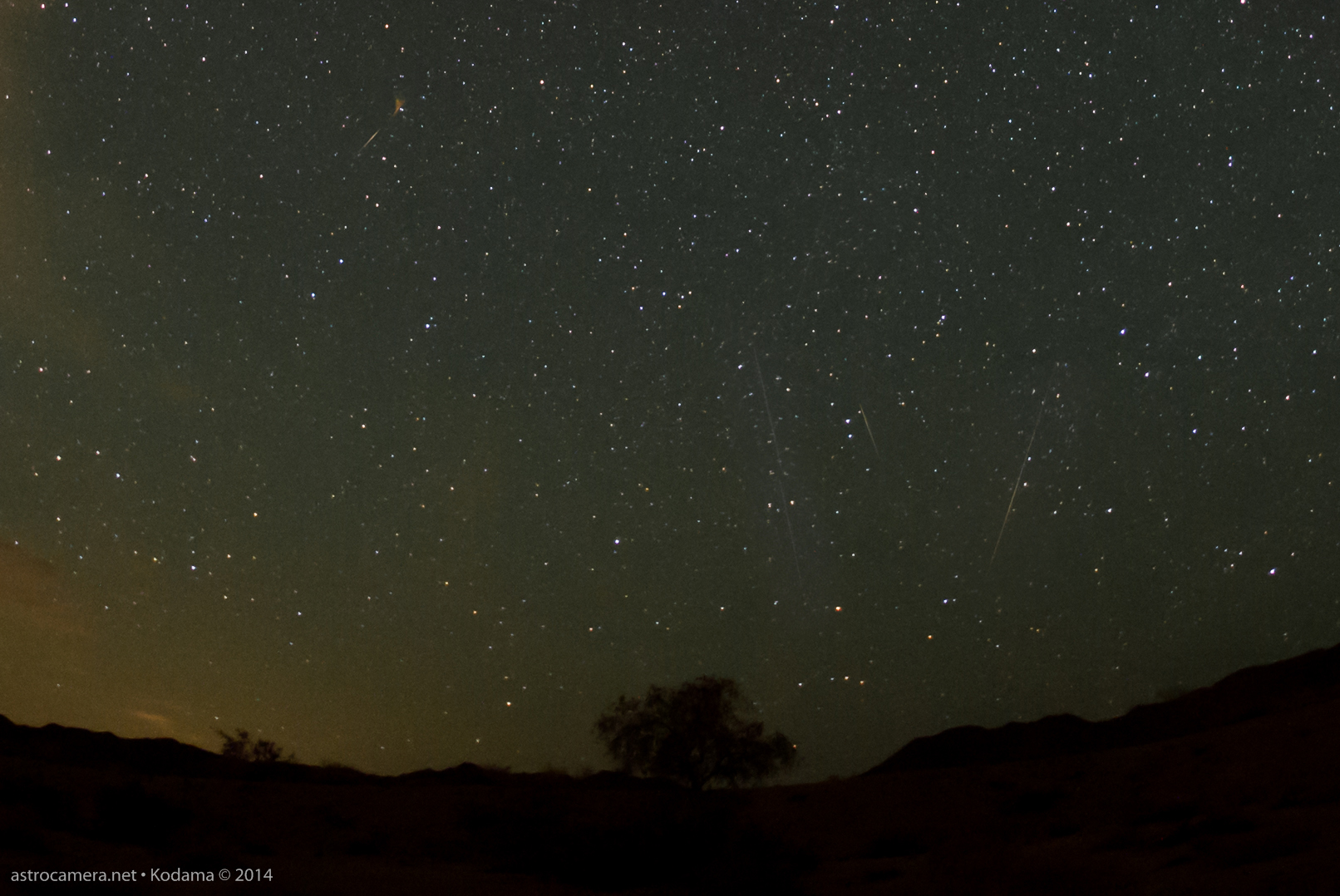 Camelopardalids Meteor Shower Composite