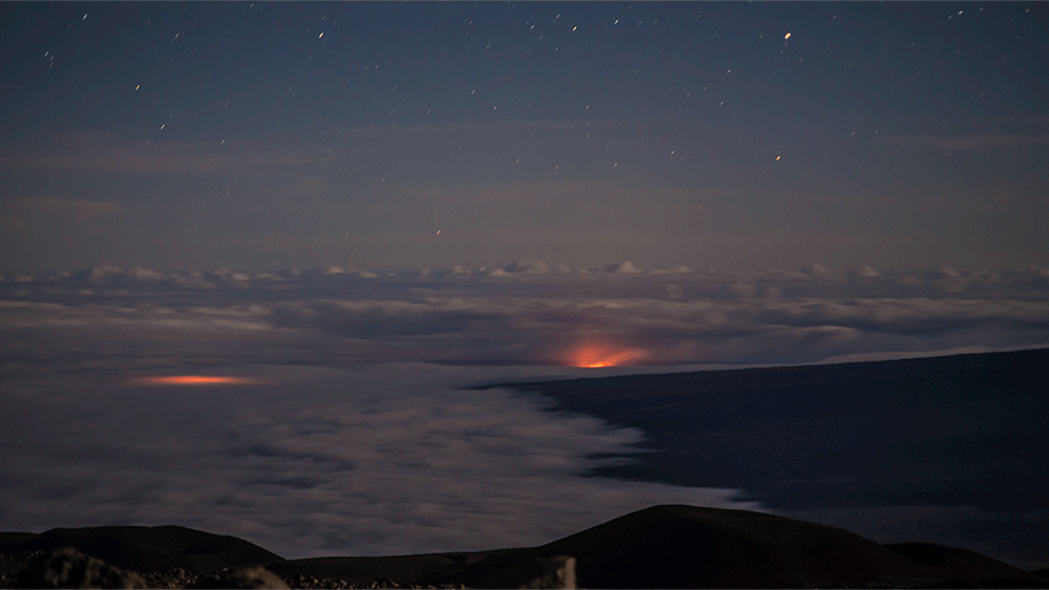 Halemaumau from Mauna Kea