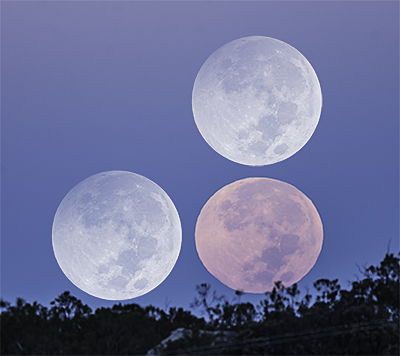 Moon size comparison
