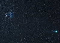 Comet Lovejoy & the Pleiades