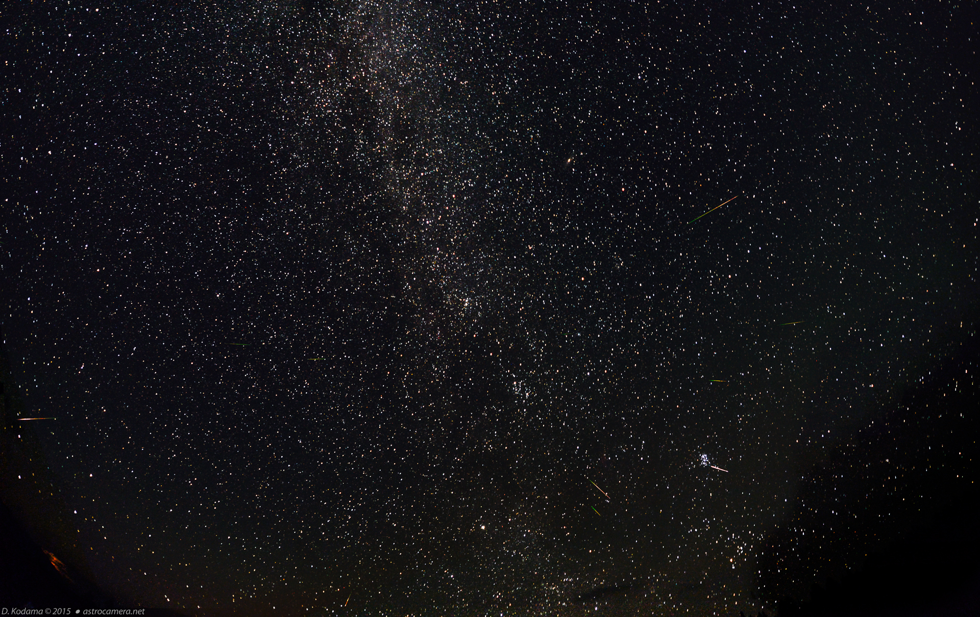 2015 Perseid Meteor Shower Composite