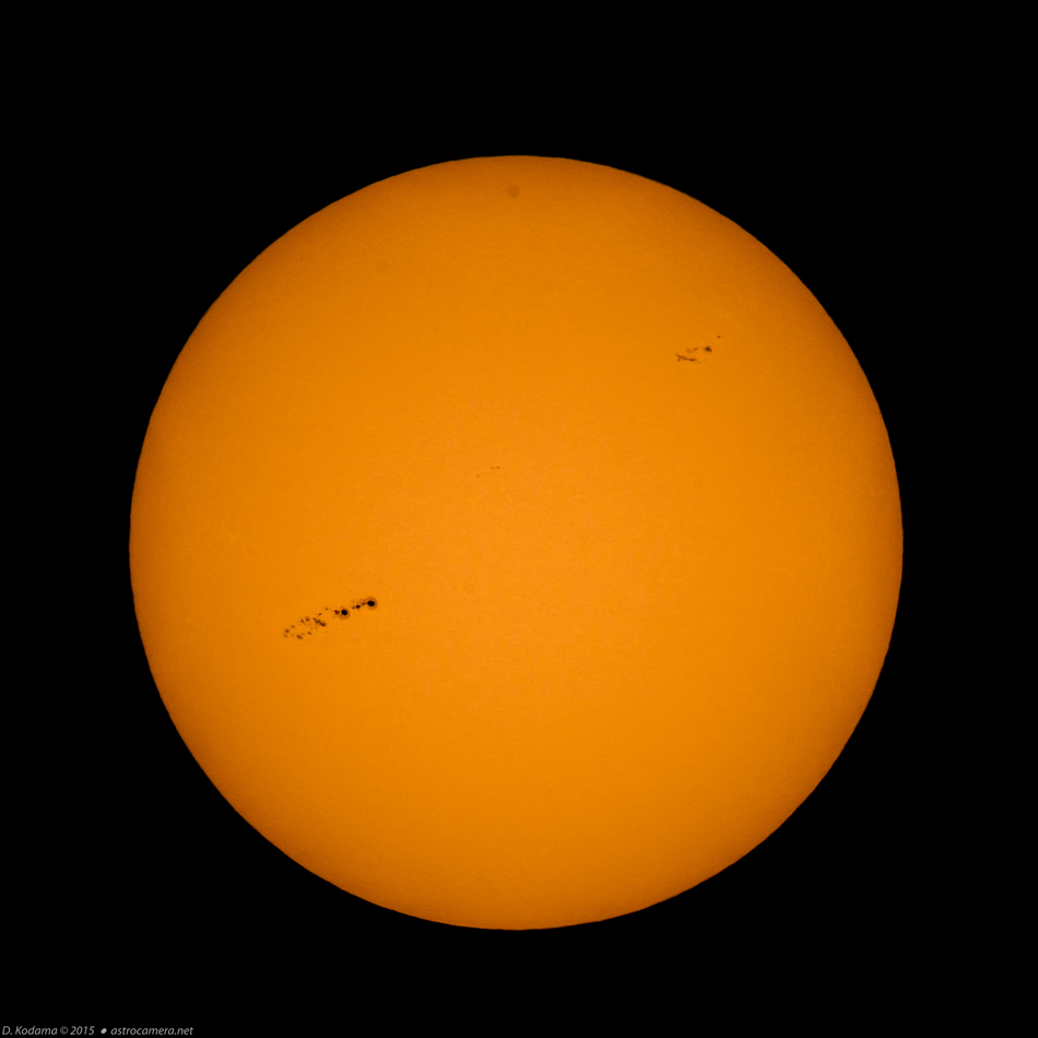 Sunspots - 1 Nov. 2015